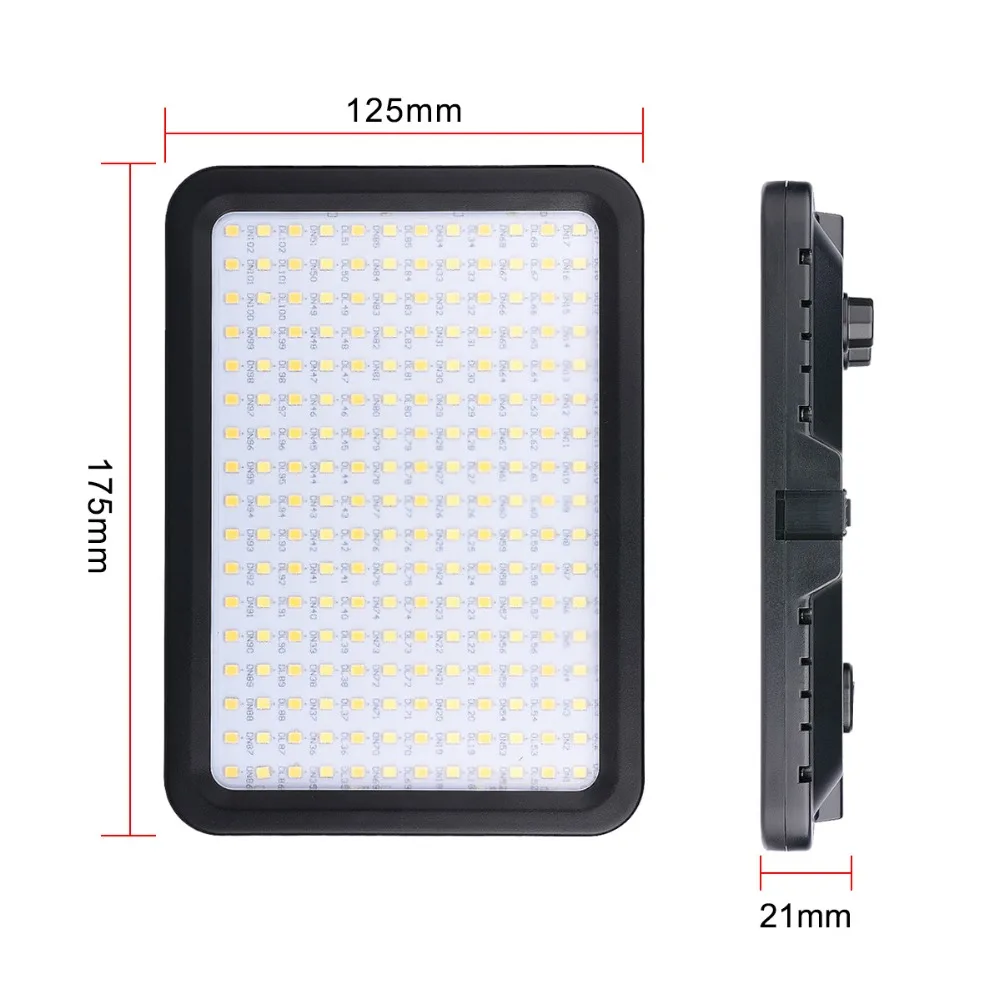 204 LED Phone Video Light Photo Lighting on Camera Hot Shoe Lamp for iPhone X 8 Camcorder Canon Nikon DSLR Live Stream | Электроника