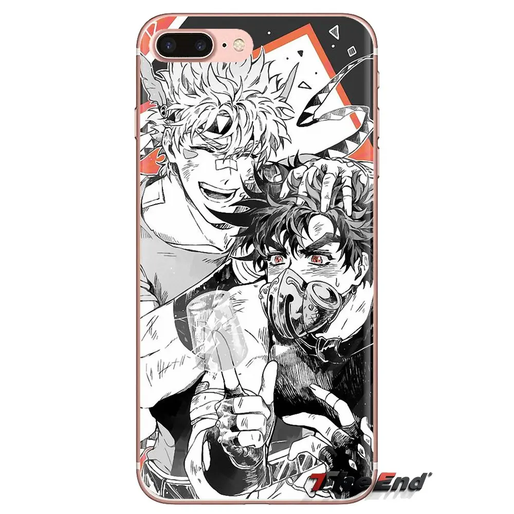 Мягкие прозрачные чехлы для Samsung Galaxy S3 S4 S5 Mini S6 S7 Edge S8 S9 S10 Plus Note 3 4 5 8 9 JoJo Jonathan Joestar |