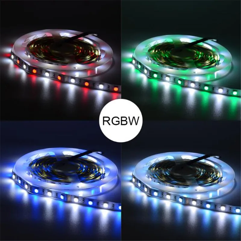 5 м 5050 Светодиодная лента освещения 12 В постоянного тока WW RGB RGBW RGBWW Праздничная