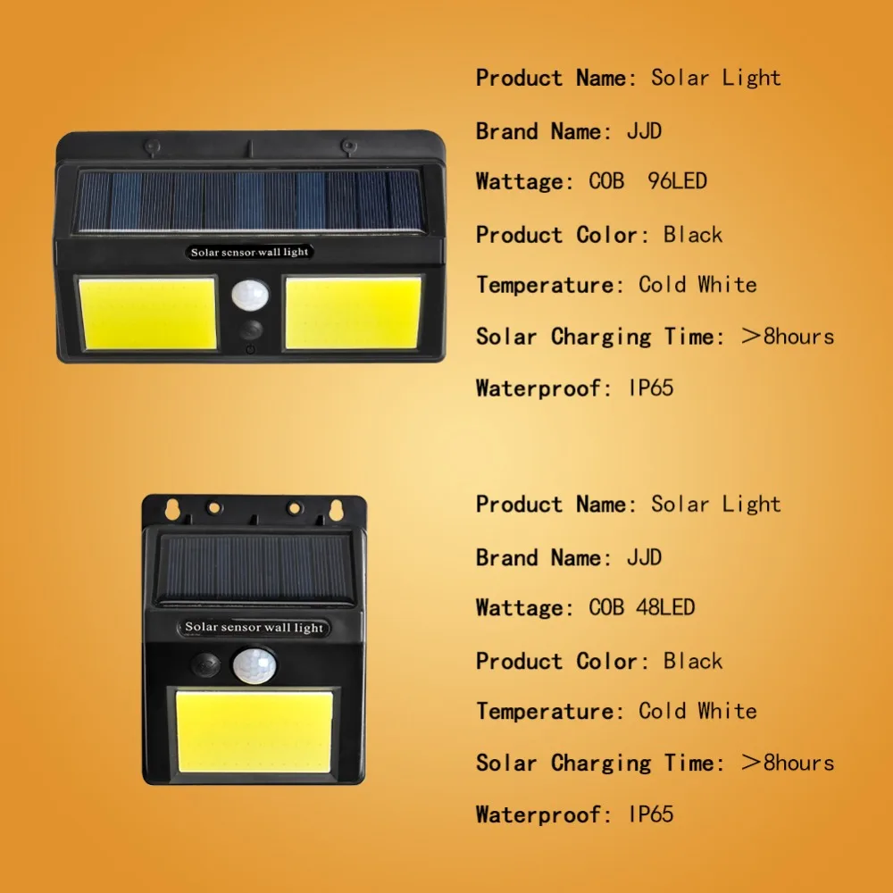 LAMPLAB PIR датчик движения Солнечный настенный светильник наружная охранная лампа