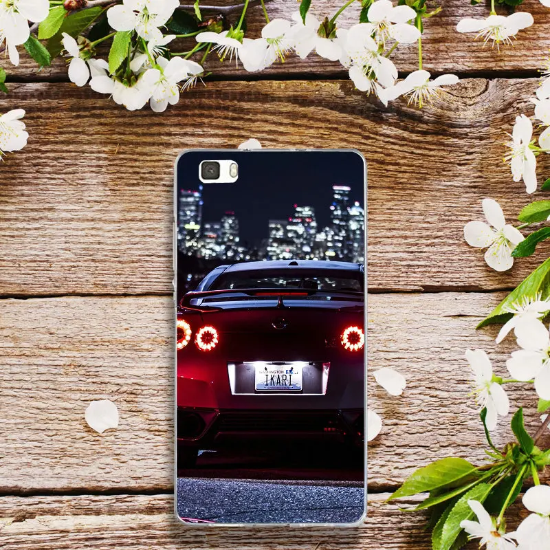 2018 GT R спортивные Чехлы для автомобиля мягкие чехлы из ТПУ Huawei P8 P9 P10 P20 Mate 10 Pro Y5 Y6 II
