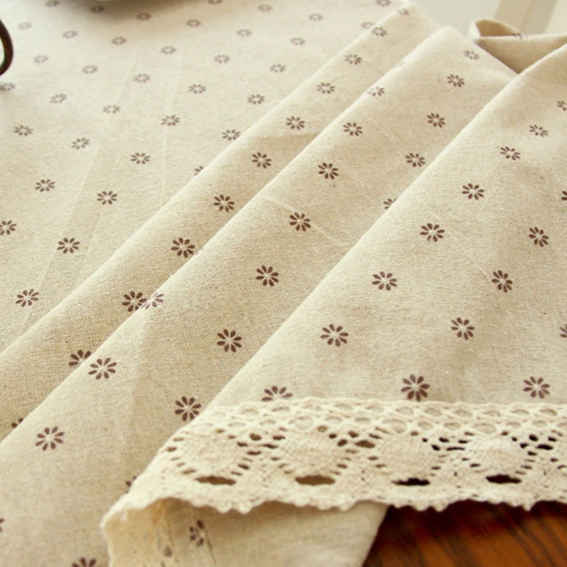 Рождество Скатерть льняная круглая хлопок Скатерти S для дома обложка свадебные