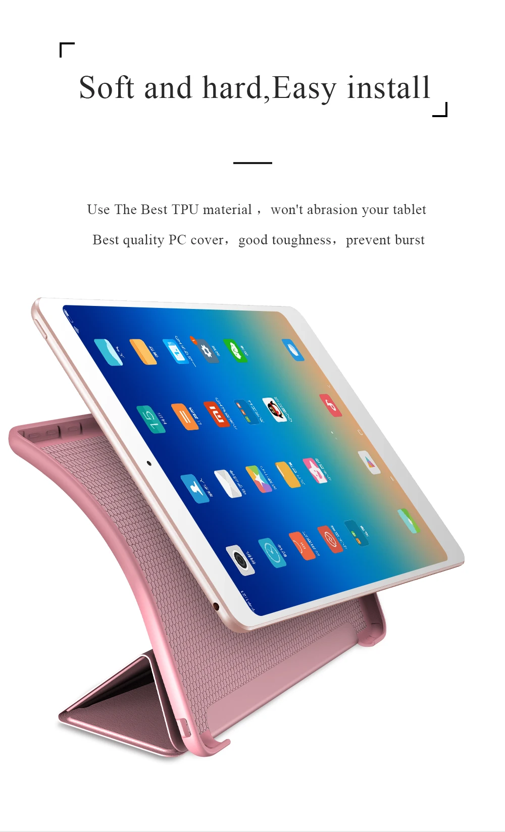 Чехол для Xiaomi Mi Pad 4 Plus, 10,1 дюймов, силиконовый смарт-чехол, магнитный автоматический режим сна, из искусственной кожи чехол для Xiaomi Mi pad 4 Plus+ Gif