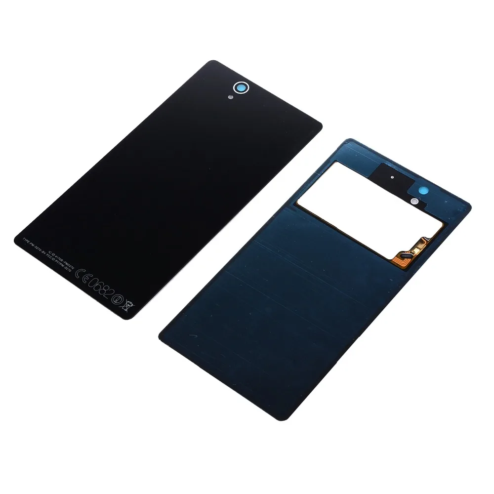 Задняя крышка корпуса для Sony Xperia Z L36 LT36 L36H C6902 C6606 C6603 C6602 C6601 стеклянная батарейного