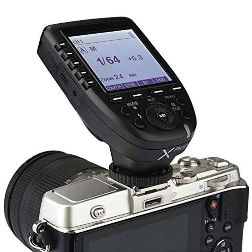 Godox Xpro-O TTL 2.4G X system LCD Screen High-speed Wireless Flash Transmitter For Olympus Pansonic Lumix P5 P3 PL5 GH4 G85 | Электроника