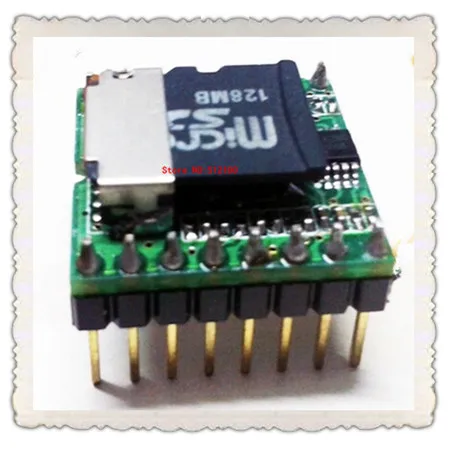5 ШТ. управления последовательный порт модуля карты музыка MP3 декодирования IC chip