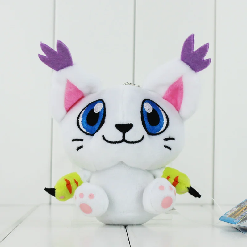 Digimon плюшевые игрушки Patamon Agumon Palmon Piyomon Gomamon Gabumon подвеска брелок мягкие
