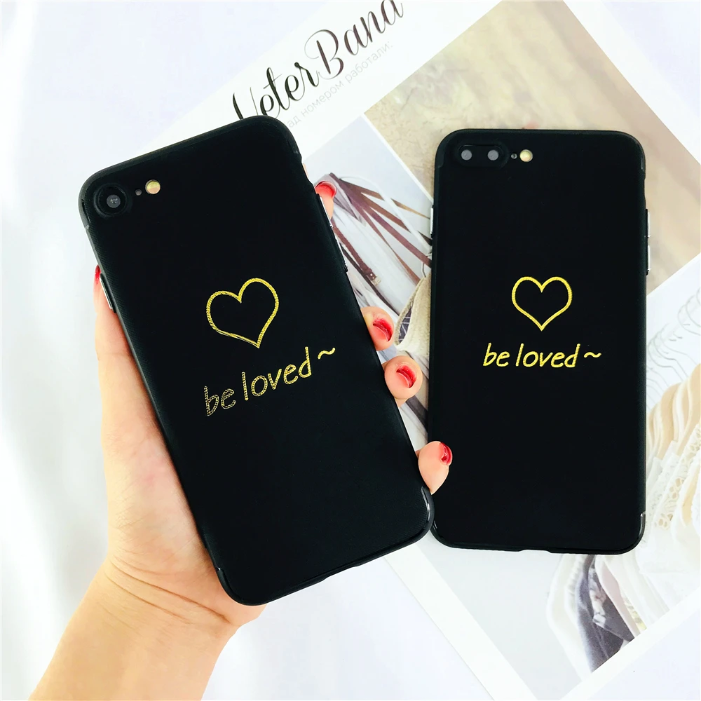 Ultra-thin Phone Case For Iphone 7 Simple Line Art Abstract Kiss Heart Plus Top Silicone Soft Shell Coque |