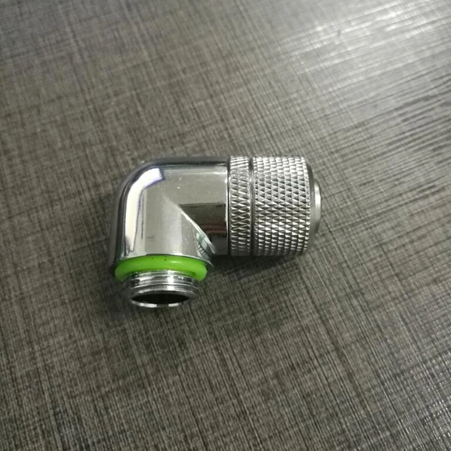 G1/4 Computer Water Cooling 90 Degrees L Bent Quick / Fast Twist 360 Rotating Connector 2pcs | Компьютеры и офис