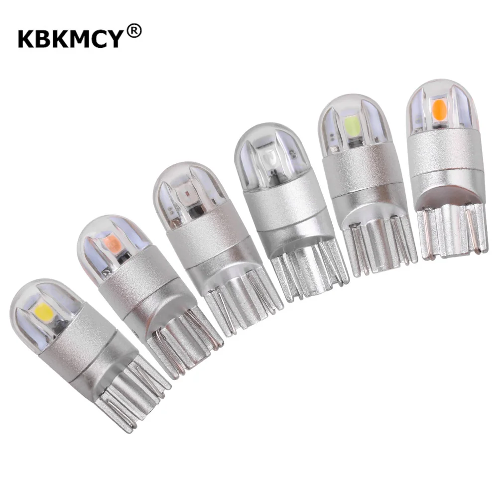 T10 led Liecence Plate Lights 12V 3030 небольшая лампа габаритная ширина синий красный белый авто