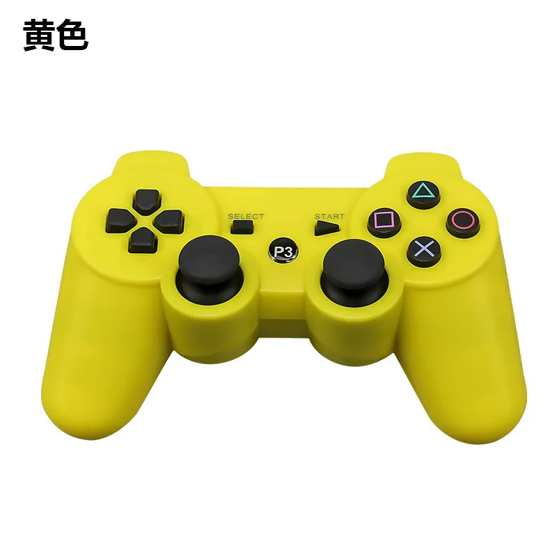 50 шт. Bluetooth игровой контроллер для 2,4G Беспроводной PS3 пульта джойстика геймпад джойстик игровой контроллер удаленного Беспроводной геймпад - Цвет: YELLOW