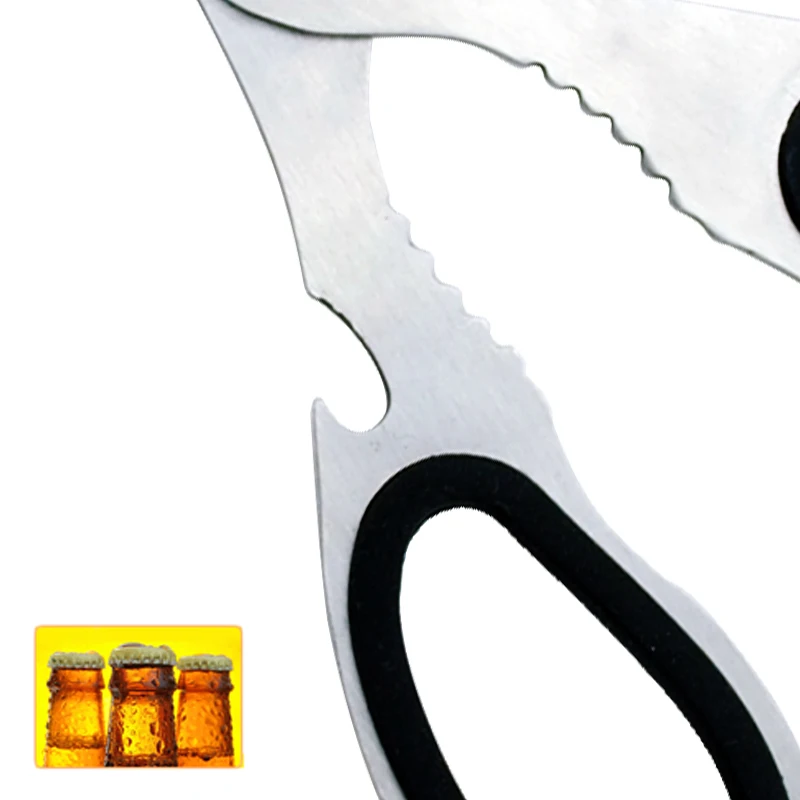 Гарантировано 100% нержавеющая сталь мульти кухонные ножницы|kitchen scissors|stainless steel