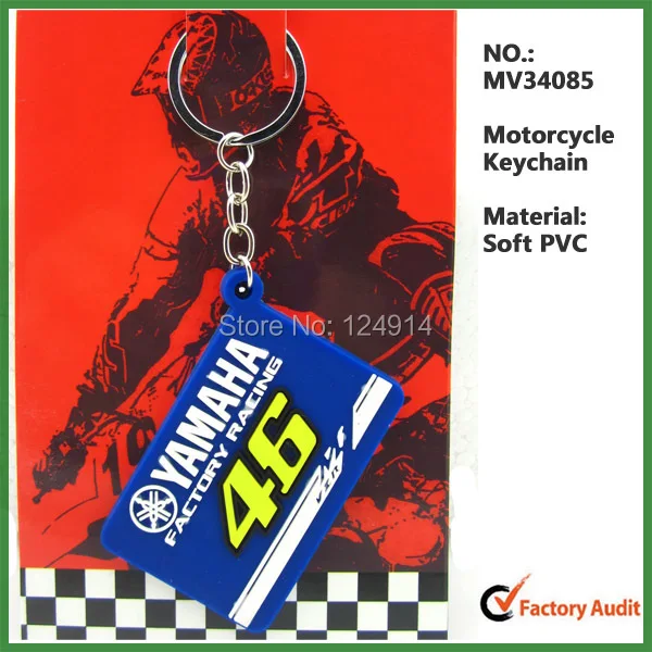 Free Shipping 5pcs/lot Doctor VR46 VR 46 3D Rubber Motorcycle Car Key Chain Keychain PVC Auto Brand Logo Rings Keyring | Автомобили и