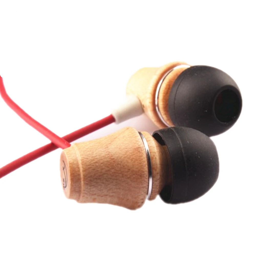 Наушники вкладыши BOSSHIFI B2 динамические деревянные наушники HiFi Fone de ouvido Auriculares|in ear