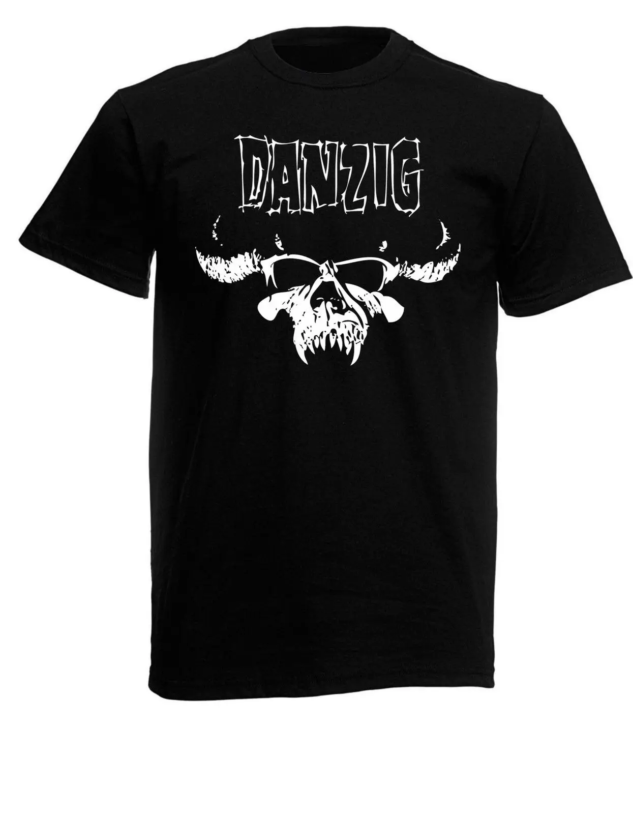 Danzig Логотип Мужская черная футболка в стиле рок новые размеры s-xxxl 2019 Новая модная