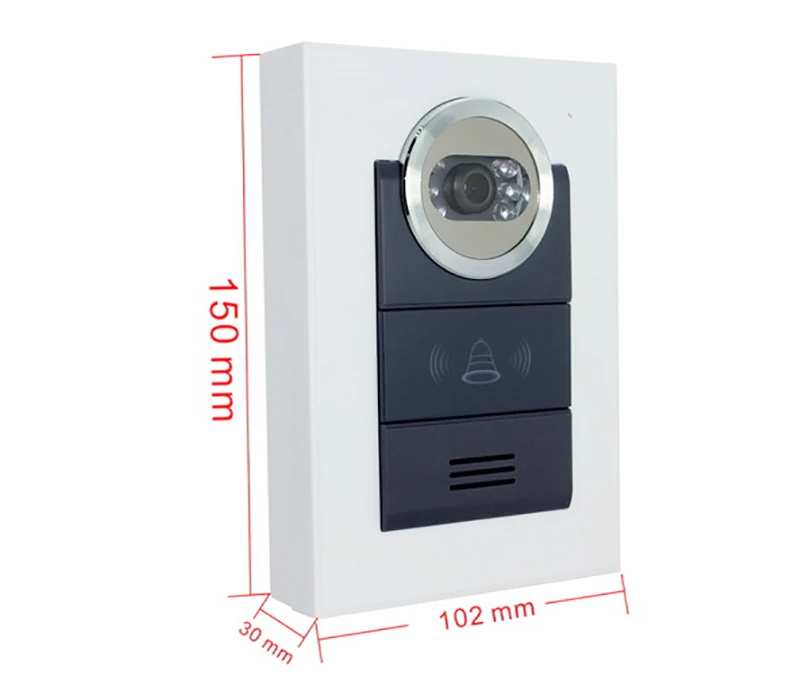 Проводной видеодомофон 7 &quotс цветным монитором домофон система ночного видения