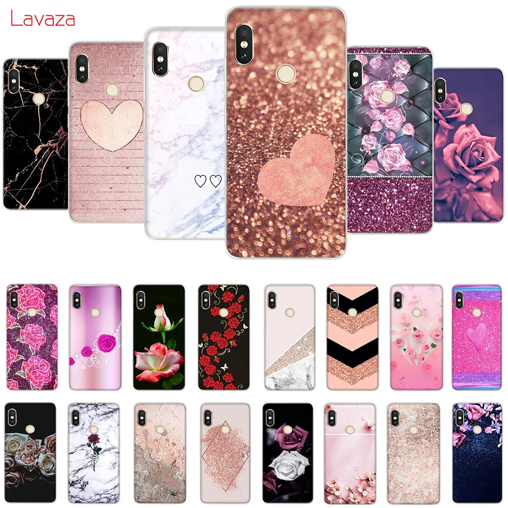 Жесткий чехол для телефона Lavaza Gold Pink rose с блестками Huawei P30 Pro Lite Nova 3 3i Honor 8 9 10 7A