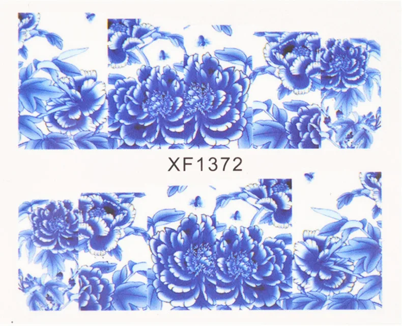 50 лист(ов) Color цветок горячей конструкции водяной знак наклейки временные