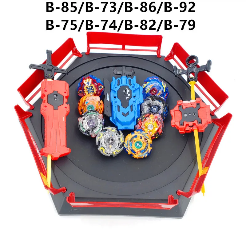 Костюм Beyblade Burst Toys B-127 B-117 B-115 bables Bayblade arena Toupie Металл Fusion Бог Прядильный механизм игрушка бейблэйд - Цвет: 8PCS -PT-E(ZDP)