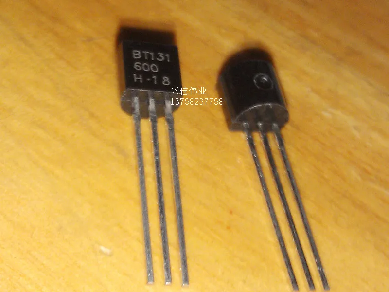 Транзистор BT131-600 TO-92 тиристорный триак 1A/600 В | Электронные компоненты и