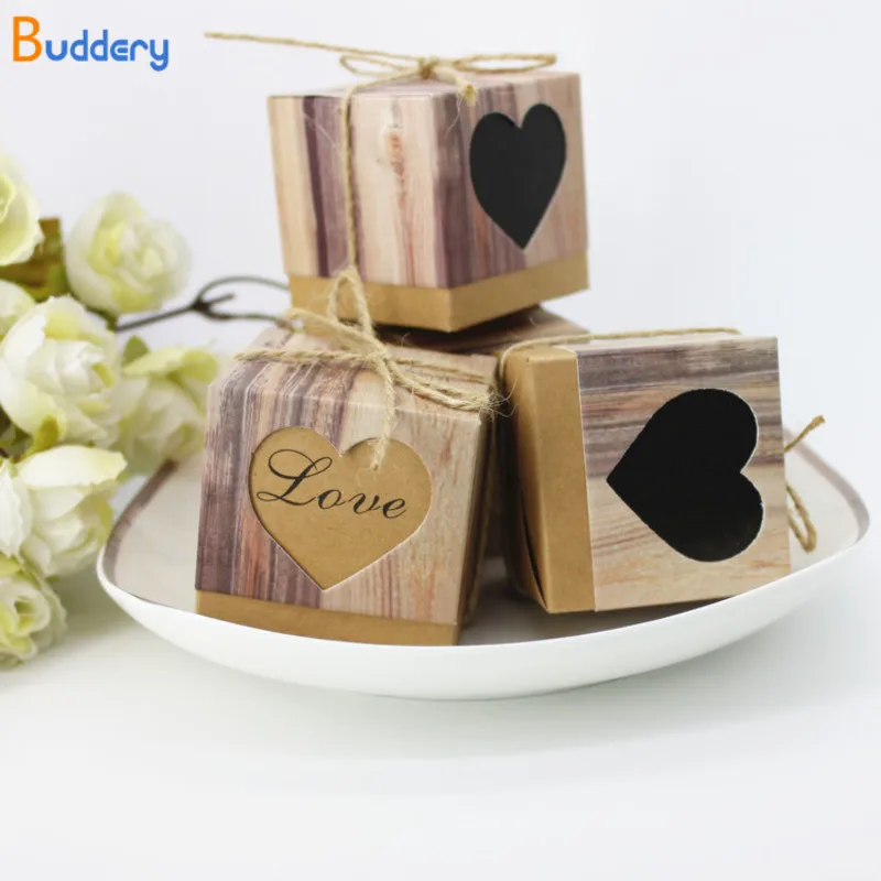 50 шт. коробка для конфет в рустикальном стиле|decorative decorative|decor diydecoration party |