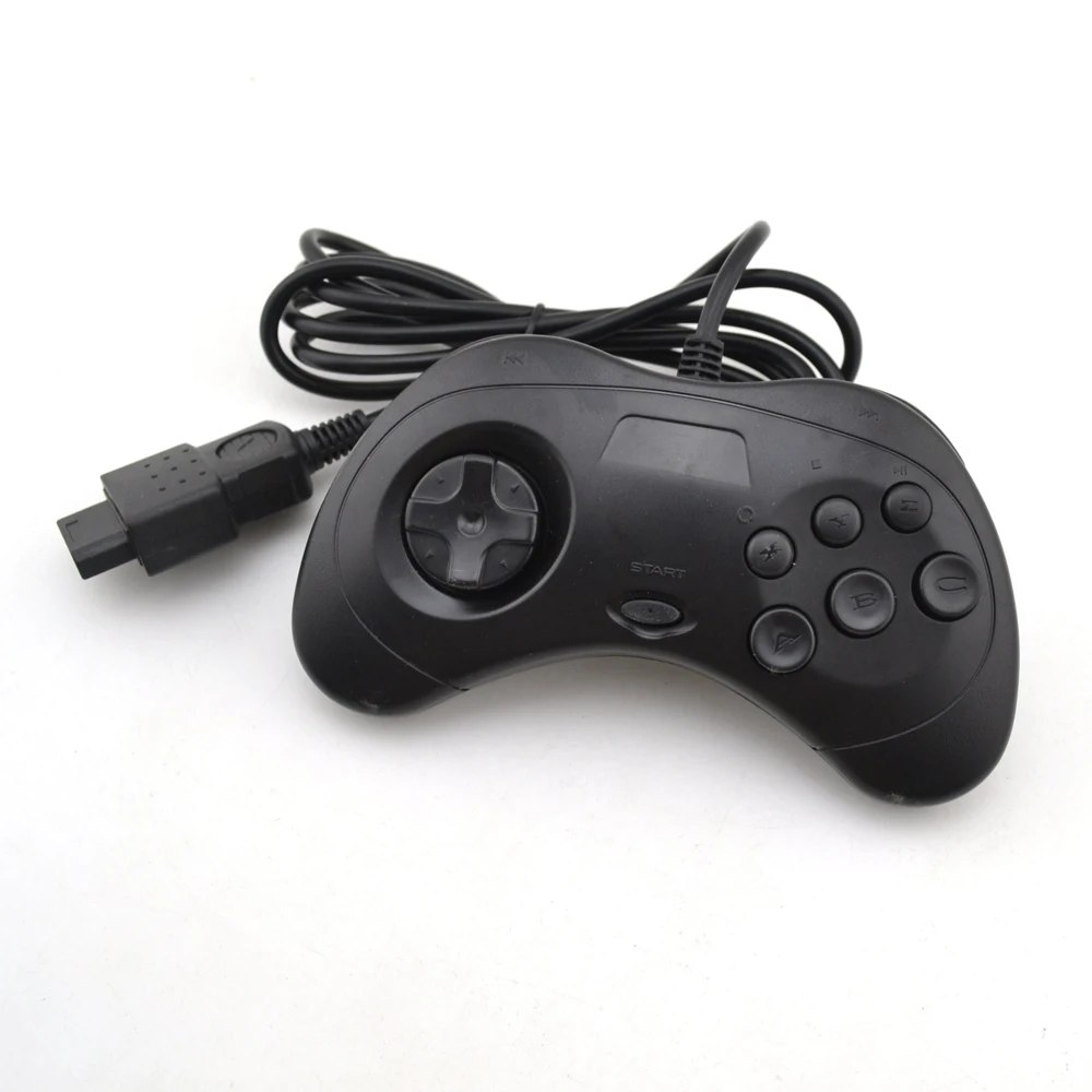 Проводной геймпад для Sega Saturn Джойстики джойстик ПК MAC в стиле системы Лидер
