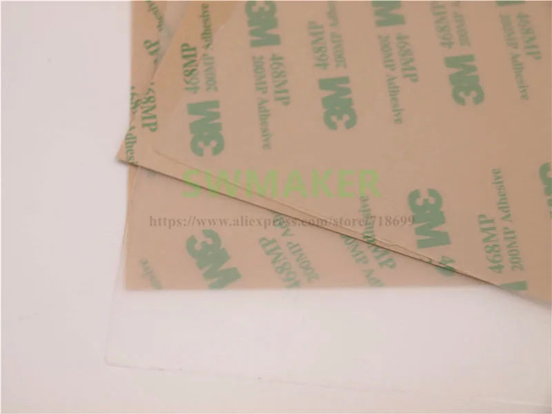 SWMAKER 2 шт 150 мм/8 ''/220 мм/10''/12 ''/16''/500 мм пей лента полированная поверхность 3D печать Строительная поверхность Полиэфиримид пей лист 0,2 мм