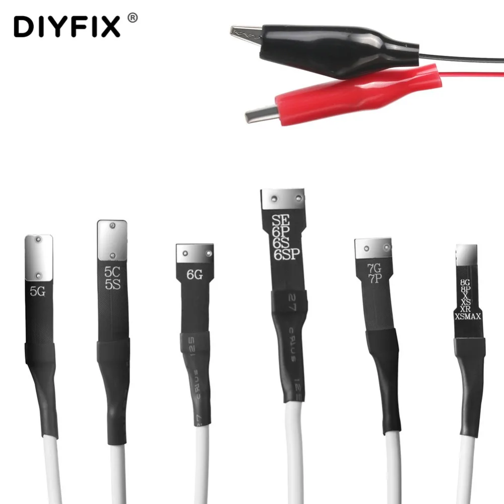 Кабель питания постоянного тока DIYFIX с дисплеем мультиметра для iPhone X XS Max XR 7 7P 8 8P 6