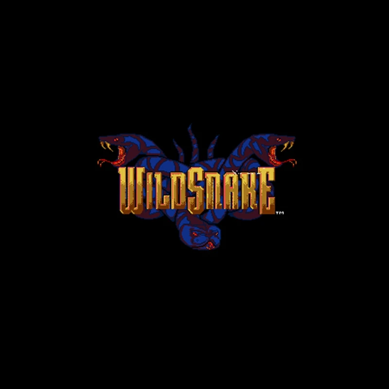 

WildSnake 16 бит большая серая игровая карта для игроков NTSC, Прямая поставка