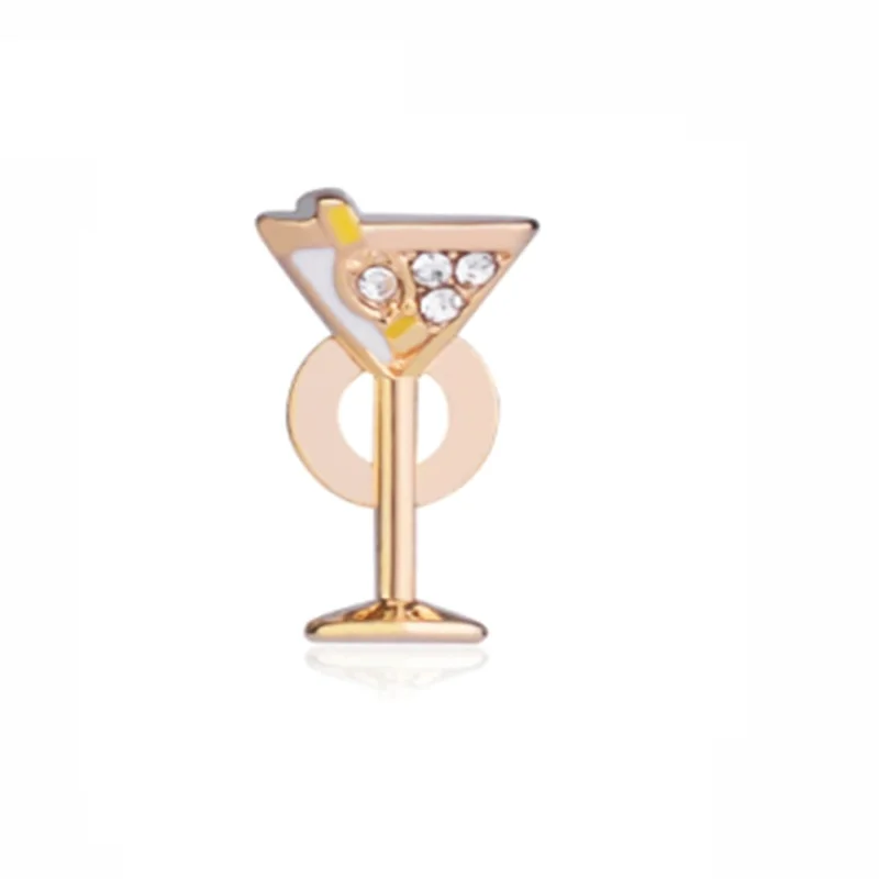ARMNVNV 2018 Travel Coconut Drink Wine Glass Martini Umbrella Keeper Slide Charms Fit Keys Chain Keepers Wrappable Bracelets | Украшения и