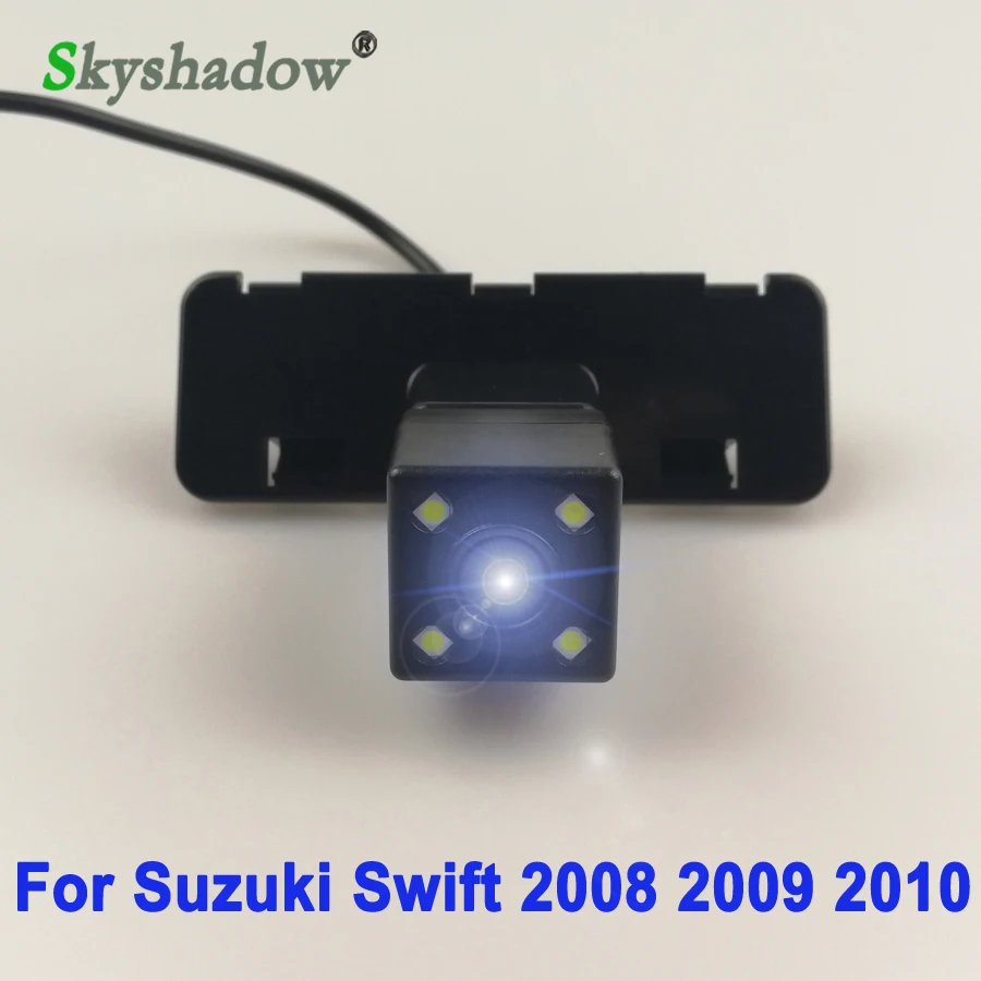 Для Suzuki Swift 2008 2009 2010 автомобильный CCD 4 светодиодный ночного видения заднего вида