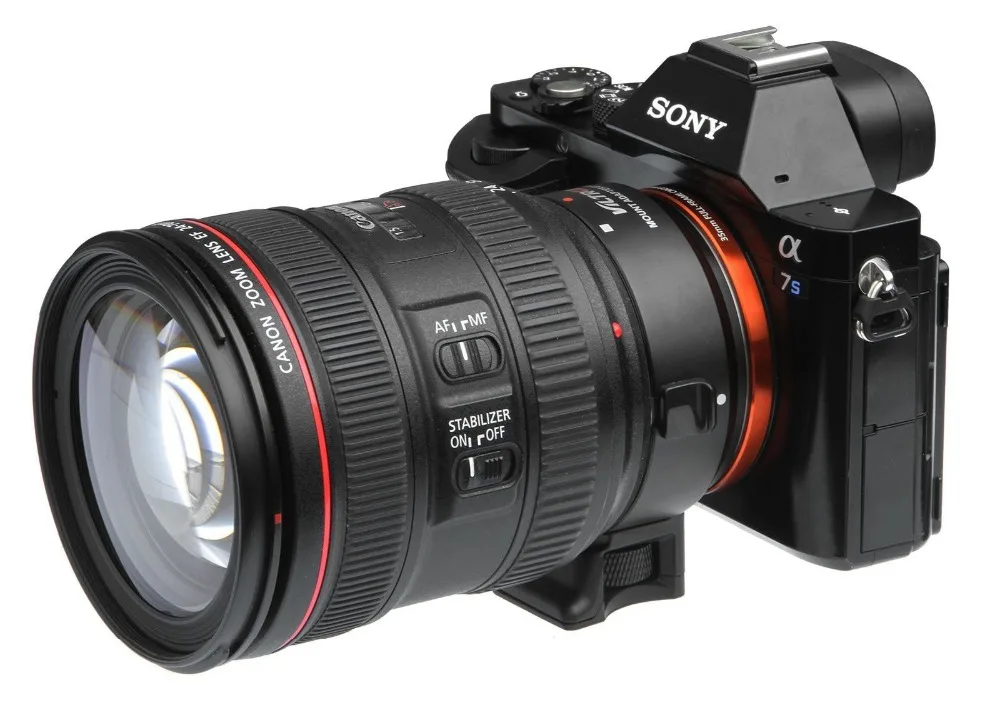 Viltrox EF-NEX IV AF с автофокусом переходное кольцо для объектива Canon EF EF-S для sony E Mount A7RIII A7S II A9 A6500 NEX7 A6300