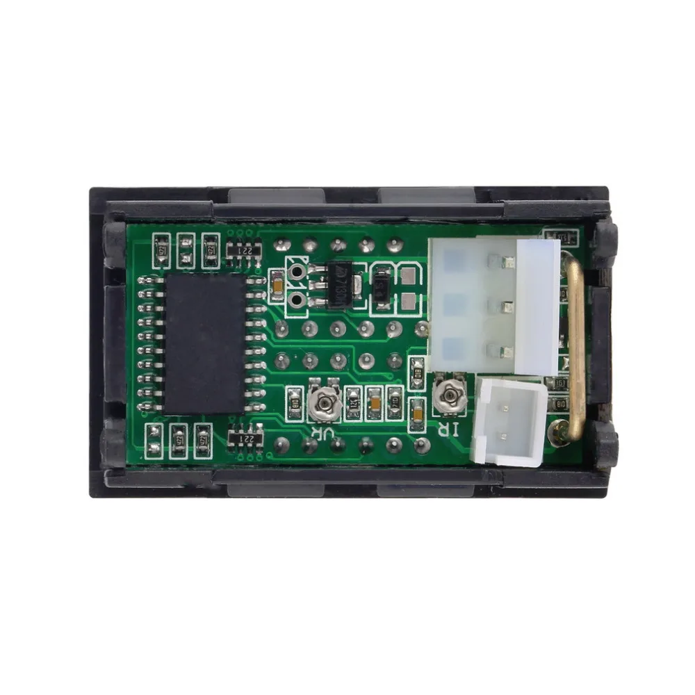 DC 100 V 10A Вольтметр Амперметр синий + красный светодиодный цифровой вольтметр