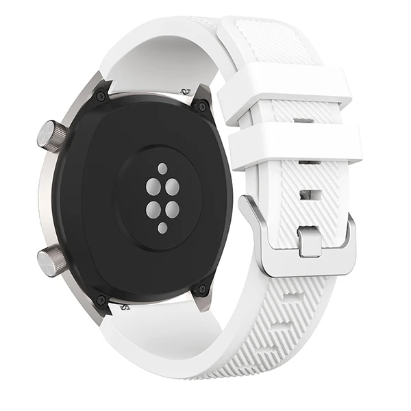 White Спортивный ремешок для huawei watch GT ремешок Смарт часы замена ремешок для часов браслет для huawei Часы GT браслет 46 мм аксессуары - Цвет ремешка: White