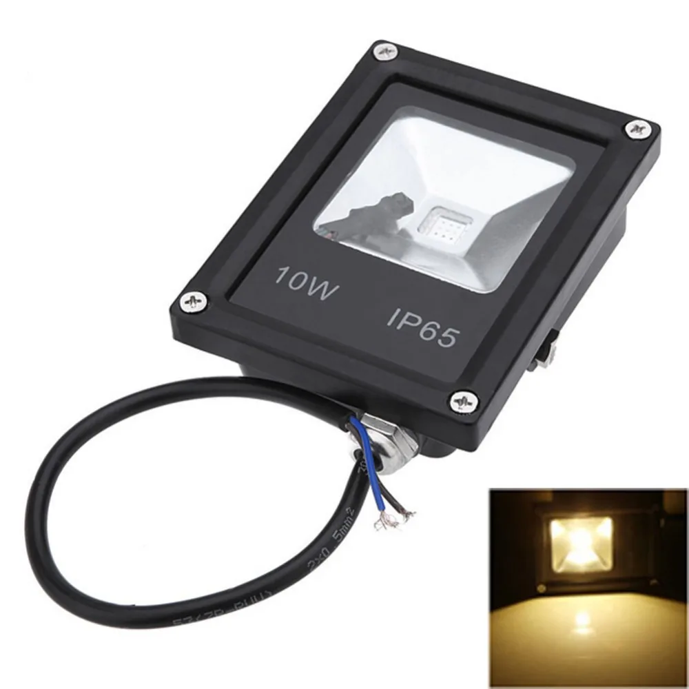 Ultrathin 10W flood light for outdoor 85-265V LED Floodlight IP65 Waterproof garden lamp RGB spotlight reflector project | Освещение