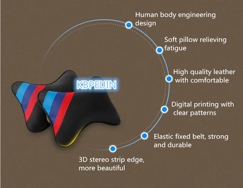 Подушка под шею на подголовник автомобиля 2 шт. подушка сиденье для fiat punto 500 bravo
