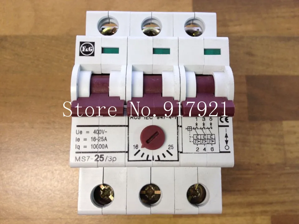 

[ZOB] Moeller MS7-25 3P Germany MOELLER motor protection switch 16-25A miniature circuit breaker