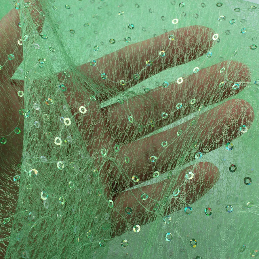 Блестящие 3 мм блестки Омбре тюль пачка сетка ткань с блестками 140 см в ширину по