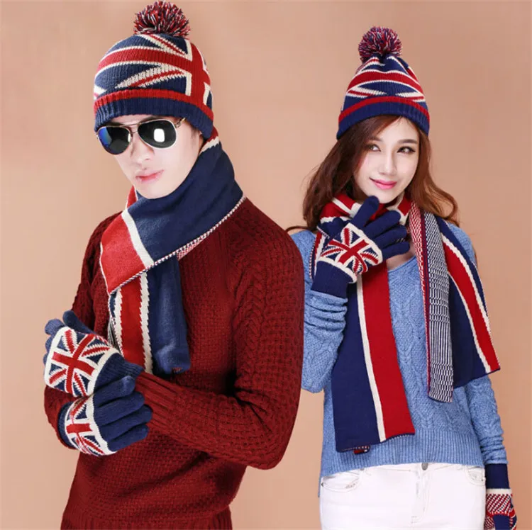 Унисекс обувь для девочек мальчиков зимний костюм Флаг США Великобритания