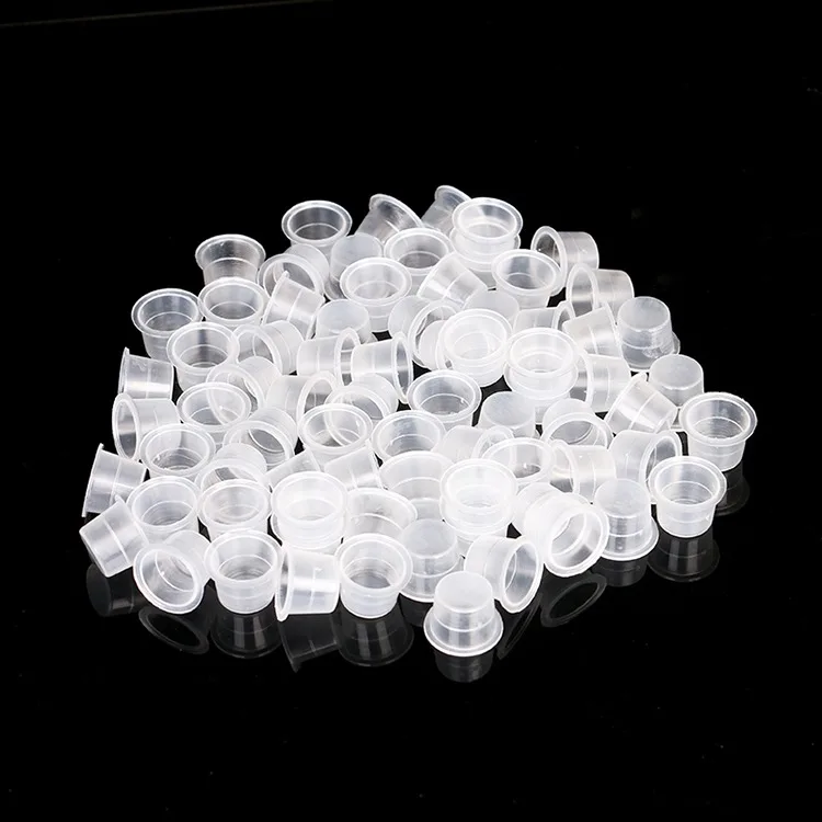 Exquisite Plastic Small Tatoo Color Colorant Mug Mini White Tattoos Cups For Tattoo Ink Tattooing Special Supplies Accessories