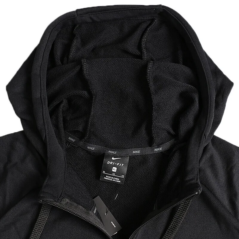 Оригинальный Новое поступление 2018 NIKE DRY HOODIE FZ флис для мужчин куртка с капюшоном