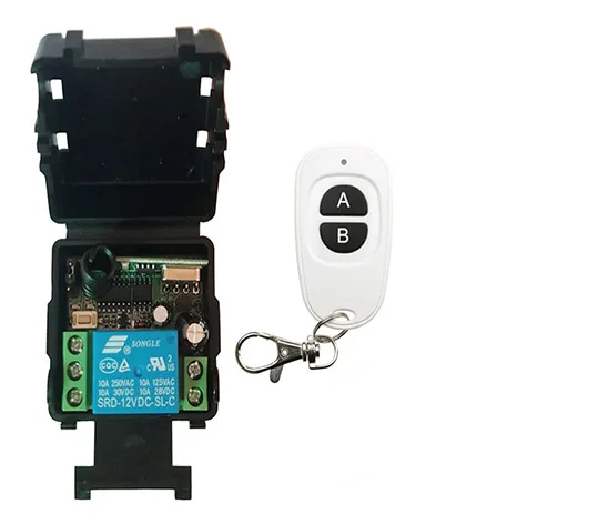 DC12V 24 В 1CH 10A мини Беспроводной RF пульт дистанционного управления выключатель