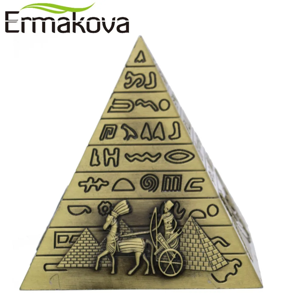 ERMAKOVA 10 см (3 9 дюйма) Ретро редкая Легенда металлические Египетские пирамиды