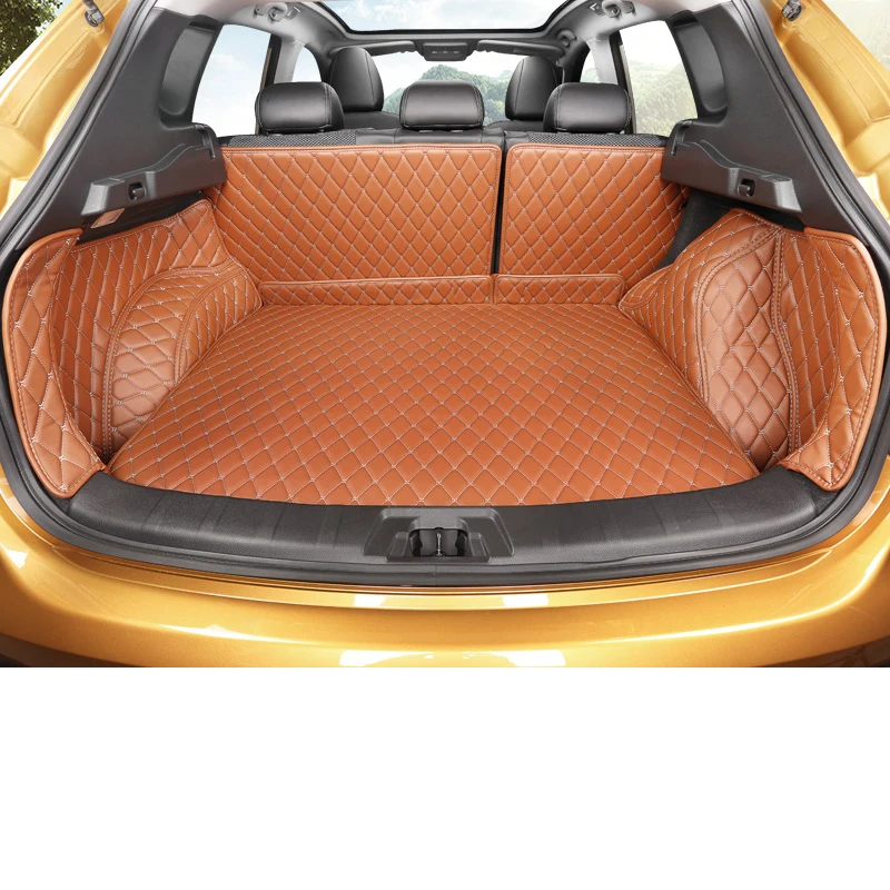 Lsrtw2017 ПВХ багажник автомобиля Maat для Nissan Qashqai J11 - Название цвета: brown 7 pcs