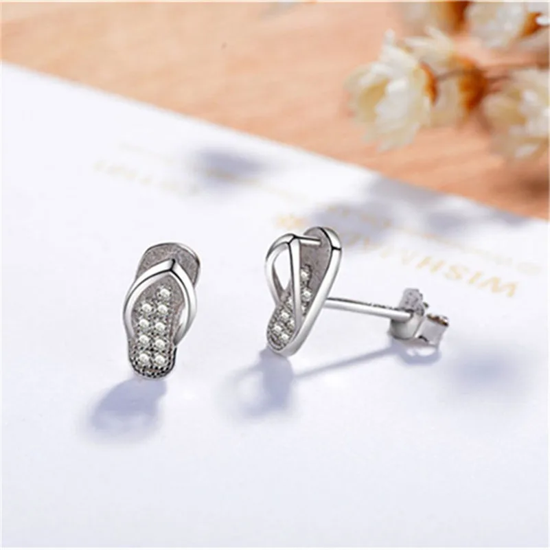 Женские серьги гвоздики из серебра 925 пробы с фианитом|drop stud earrings|stud earringsstud earrings for