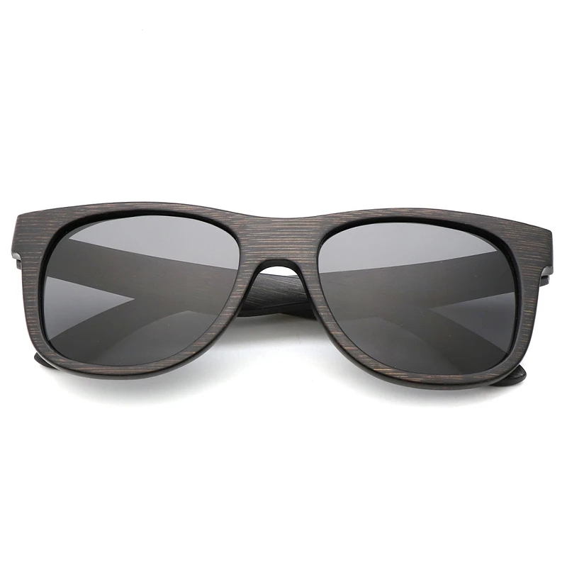 Солнцезащитные очки с бамбуковыми линзами UV400 женские поляризационные темные