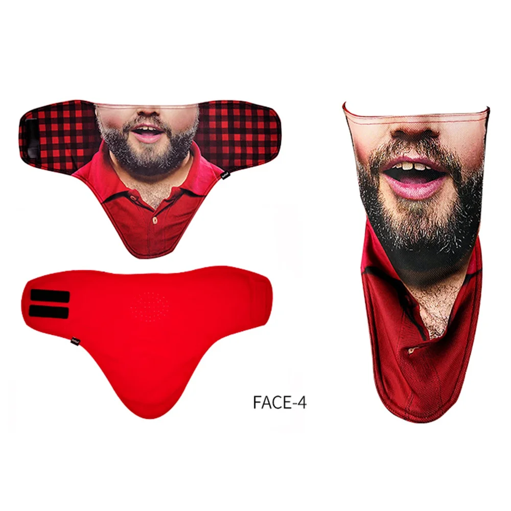 Adult Ski bicycle Face Mask Cycling Winter Warm bike Scarf Protection half Face Mask Snowboard Hood Balaclavas mens kids women