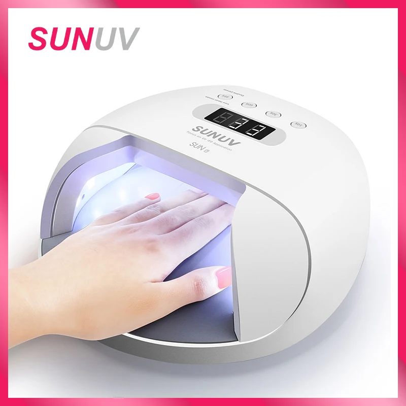 SUNUV УФ светодиодный лампа Сушилка для ногтей большой Мощность быстрой сушки