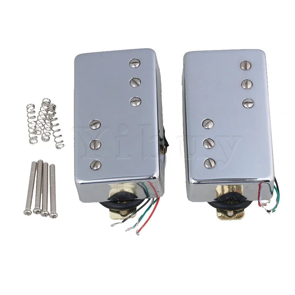 

2PCS Silver B:14K N:8K Magnet N/B Humbucker Pickup for Electric Guitar