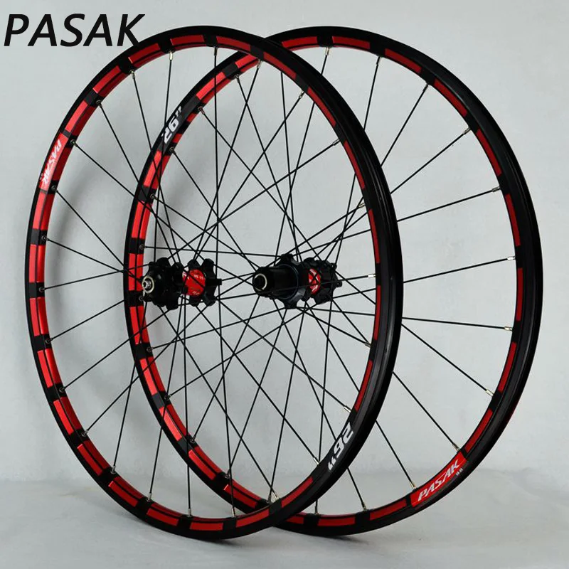 PASAK MTB колесо для горного велосипеда CNC Rim 26 дюймов 27 5 запечатанное подшипник диск